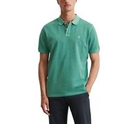 Marc O'Polo Herren Poloshirt aus Bio-Baumwolle, eucalyptus, Gr. S