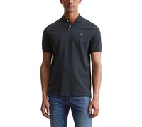 Marc O'Polo Herren Kurzarm-Poloshirt aus Bio-Baumwolle Regular Fit, Blau (Dark Navy), XS