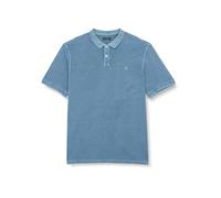 Marc O'Polo Herren Kurzarm-Poloshirt aus Bio-Baumwolle Regular Fit, Blau (Kashmir Blue), XL