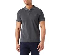 Marc O'Polo Herren Kurzarm-Poloshirt aus Bio-Baumwolle Regular Fit, Grau (Grau), S