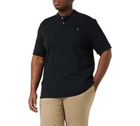 Poloshirt MARC O'POLO "aus reiner Bio-Baumwolle" Gr. S, schwarz Herren Shirts Kurzarm (15315761-S) schwarz