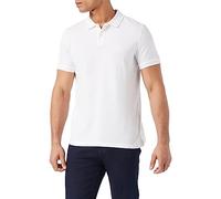 Marc O'Polo Herren Kurzarm-Poloshirt aus Bio-Baumwolle Regular Fit, Weiß (White), XS