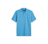 Marc O'Polo Herren Kurzarm-Poloshirt mit Stretch-Anteil Regular Fit, Blau (Azure Blue), XL