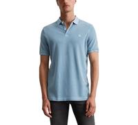 Poloshirt MARC O'POLO "aus Organic Cotton-Stretch" Gr. XS, blau Herren Shirts Kurzarm (12055111-XS)