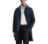 Outdoorjacke MARC O'POLO "im Carcoat-Stil", Herren, Gr. XL, blau (schwarz navy), Obermaterial: 47% Polyester, 42% Baumwolle, 11% Polyamid; Futter: 95% Polyester, 5% Baumwolle, unifarben, casual, regul