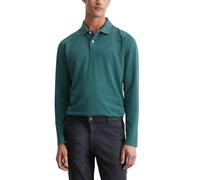 Marc O'Polo Herren Langarm-Poloshirt aus Bio-Baumwolle Regular Fit, Grün (Tranquil Teal), 3XL