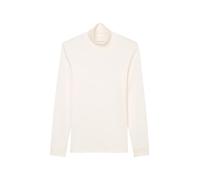 Marc O'Polo Herren Langarmshirt aus Bio-Baumwolle mit Rollkragen, Cremefarben (White Cotton), S