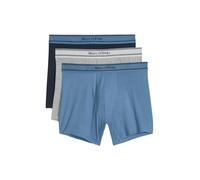 Retro Pants MARC O'POLO "Modal", Herren, Gr. XL (58), schwarz navy, grau melange, blau, Jersey, Obermaterial: 90% Modal, 10% Elasthan, körpernah, Unterhosen, mit etwas längerem Bein, Logobund, ohne Ei