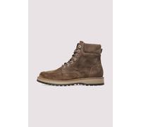 Stiefelette MARC O'POLO "mit Innenzipper", Damen, Gr. 44, Synthetik, braun (schwarz taupe), Obermaterial: 100% Leder, unifarben, Schuhe Stiefelette (33885926-44) schwarz taupe