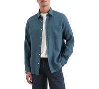 Marc O'Polo Regular Fit Freizeithemd aus reinem Leinen in Blau, Größe XXL