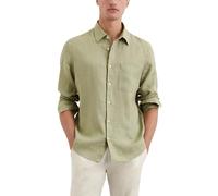 Leinenhemd MARC O'POLO, Herren, Gr. XXL, N-Gr, summer sage, Web, Obermaterial: 100% Leinen, Langarm Manschette, Hemden, im klassisch cleanen Look (34863257-XXL) summer sage