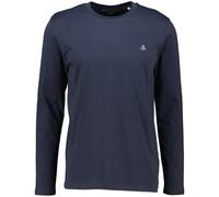 Marc O'Polo Longsleeve Herren Langarm Rundhals Baumwolle blau, M