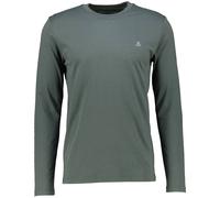 Marc O'Polo Herren Langarmshirt aus Bio-Baumwolle mit Rundhalsausschnitt, Grün (Mangrove), M