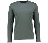 Marc O'Polo Herren Longsleeve aus BIO-Baumwolle Shaped Fit, oliv, Gr. XXL