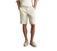 Marc OߴPolo Herren Leinenshorts Knielang leicht, Beige (Gray Silk), 31