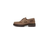Bootsschuh MARC O'POLO "mit starkem Profil", Herren, Gr. 41, braun (schwarz taupe), Obermaterial: 100% Leder, unifarben, Schuhe Bootsschuh (58516507-41) schwarz taupe