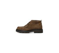 Schlupfboots MARC O'POLO "aus weichem Veloursleder", Herren, Gr. 43, braun (schwarz taupe), Obermaterial: 100% Leder, unifarben, Schuhe Schlupfboots (19185021-43) schwarz taupe