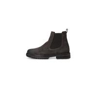 Chelseaboots MARC O'POLO "aus geöltem Veloursleder", Herren, Gr. 45, grau (schwarz graphite), Obermaterial: 100% Leder, unifarben, Schuhe Chelseaboots (38890552-45) schwarz graphite