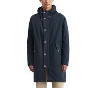 Marc O'Polo Herren Parka mit Kapuze wasserabweisend, Blau (Dark Navy), XL