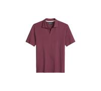 Poloshirt MARC O'POLO "aus Baumwoll-Leinen-Mix", Damen, Gr. M, acai rot, Obermaterial: 80% Baumwolle, 20% Leinen, unifarben, regular fit, Shirts (18188857-M) acai rot