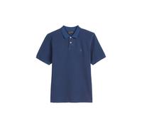 Marc O'Polo Herren Kurzarm-Poloshirt aus Bio-Baumwolle klassisch, Blau (Iris Ink), L
