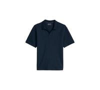 Poloshirt MARC O'POLO "aus schwerem Ripp-Jersey", Herren, Gr. L, schwarz navy, Obermaterial: 100% Baumwolle, unifarben, loose fit, Shirts (88355734-L) schwarz navy