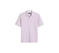 Poloshirt MARC O'POLO "aus Baumwoll-Leinen-Mix", Herren, Gr. 3XL, scatterot orchid, Obermaterial: 80% Baumwolle, 20% Leinen, unifarben, regular fit, Shirts (99513059-XXXL) scatterot orchid