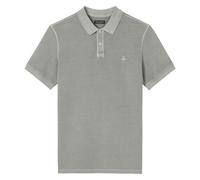 Marc O'Polo Herren Poloshirt, kurzarm - Small-Logo, Regular Fit, Piqué-Struktur Grau S
