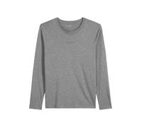 Marc O'Polo Herren Pyjamaoberteil Mix N Match Cotton - nordic grey melange - Größe M