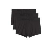 Marc O'Polo Herren Retro Pants 3-Pack Trunk Essentials Trunks Boxershorts Baumwolle atmungsaktiv elastisch Logo Bund Unterhose Multipack Herren