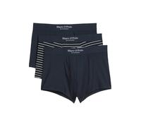 Marc O'Polo Herren Retro Pants 3-Pack Trunk Essentials Trunks Boxershorts Baumwolle atmungsaktiv elastisch Logo Bund Unterhose Multipack Herren