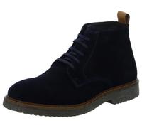 Stiefelette MARC O'POLO "aus softem Velours-Rindleder" Gr. 43, blau Damen Schuhe (42990644-43) blau