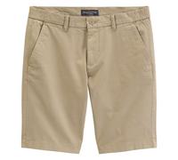 Marc O'Polo Regular Fit Bermudas aus Baumwoll-Mix Modell 'RESO JOGGER' in Beige, Größe 36