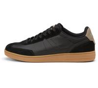 Sneaker MARC O'POLO "Marc O'Polo Sneaker Leder", Herren, Gr. 42, schwarz, braun, Leder, Schuhe Sneaker (79888451-42) schwarz, braun