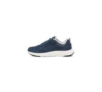 Sneaker MARC O'POLO "aus edlem Veloursleder", Damen, Gr. 46, schwarz storm, Obermaterial: 100% Leder (Rind), unifarben, Schuhe (23900435-46) schwarz storm