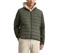 Marc O'Polo Herren Steppjacke mit Stoffärmeln wasserabweisend, Grün (Neverland Iron), S