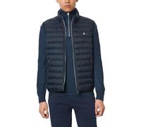 Marc O'Polo Herren Steppweste Übergangsjacke wasserabweisend, Blau (Dark Navy), XS