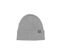 Marc O'Polo Herren Strickmütze aus Bio-Baumwolle Beanie, Grau (Grey Melange), One Size