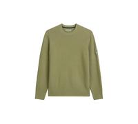 Rundhalspullover MARC O'POLO "aus reiner Bio-Baumwolle", Herren, Gr. XL, grün (avery fern), Obermaterial: 100% Baumwolle, unifarben, Rundhals, Pullover Rundhalspullover (56143951-XL) avery fern