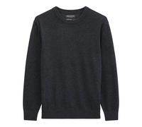 Marc O'Polo Herren Strickpullover - Knit Pullover, Rundhals, Baumwoll-Schurwoll-Mix, Regular Fit Dunkelgraumelange / 2XL XXL Grau