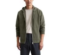 Marc O'Polo Herren Sweatjacke aus Bio-Baumwolle mit Kapuze, Grün (Neverland Iron), XXL