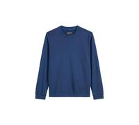 Sweatshirt MARC O'POLO "aus reiner Bio-Baumwolle", Herren, Gr. XXL, blau (iris ink), Obermaterial: 100% Baumwolle, unifarben, sportlich, regular fit, Rundhals, Langarm, Sweatshirts (20365735-XXL) iris
