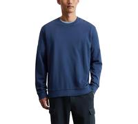 Marc O'Polo Herren Sweatshirt aus Bio-Baumwolle mit Rundhalsausschnitt, Blau (Iris Ink), M