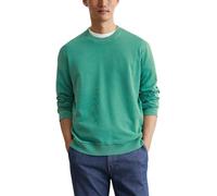 Marc O'Polo Herren Sweatshirt Regular Fit Bio-Baumwolle Rundhals Grün (Eucalyptus) Größe M