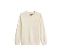 Sweatshirt MARC O'POLO, Herren, Gr. M, weiß cotton, Sweatware, Obermaterial: 100% Baumwolle, unifarben, regular fit normal, Rundhals, Bündchen, Sweatshirts, Rundhalsausschnitt, regular fit, Rückendruc