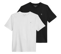 Marc O'Polo Herren T-Shirt, 2er Pack - Kjer, Rundhals, Regular Fit, Baumwolle L Mehrfarbig