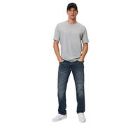 Marc O'Polo Herren T-Shirt B21222051068 - Hellgrau - Bio-Baumwolle, Rundhalsausschnitt - S