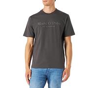 Marc O'Polo Herren T-Shirt aus Bio-Baumwolle mit Rundhalsausschnitt, Grau (Grau), XS