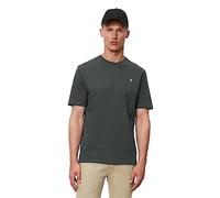 Marc OߴPolo Herren T-Shirt aus Bio-Baumwolle mit Rundhalsausschnitt, Grün (Brayden Storm), S