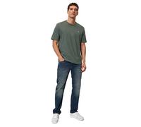 Marc OߴPolo Herren T-Shirt aus Bio-Baumwolle mit Rundhalsausschnitt, Grün (Mangrove), M